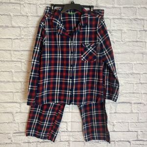 Dip Women’s Cozy Cotton Plaid Pajamas Set Size 2X